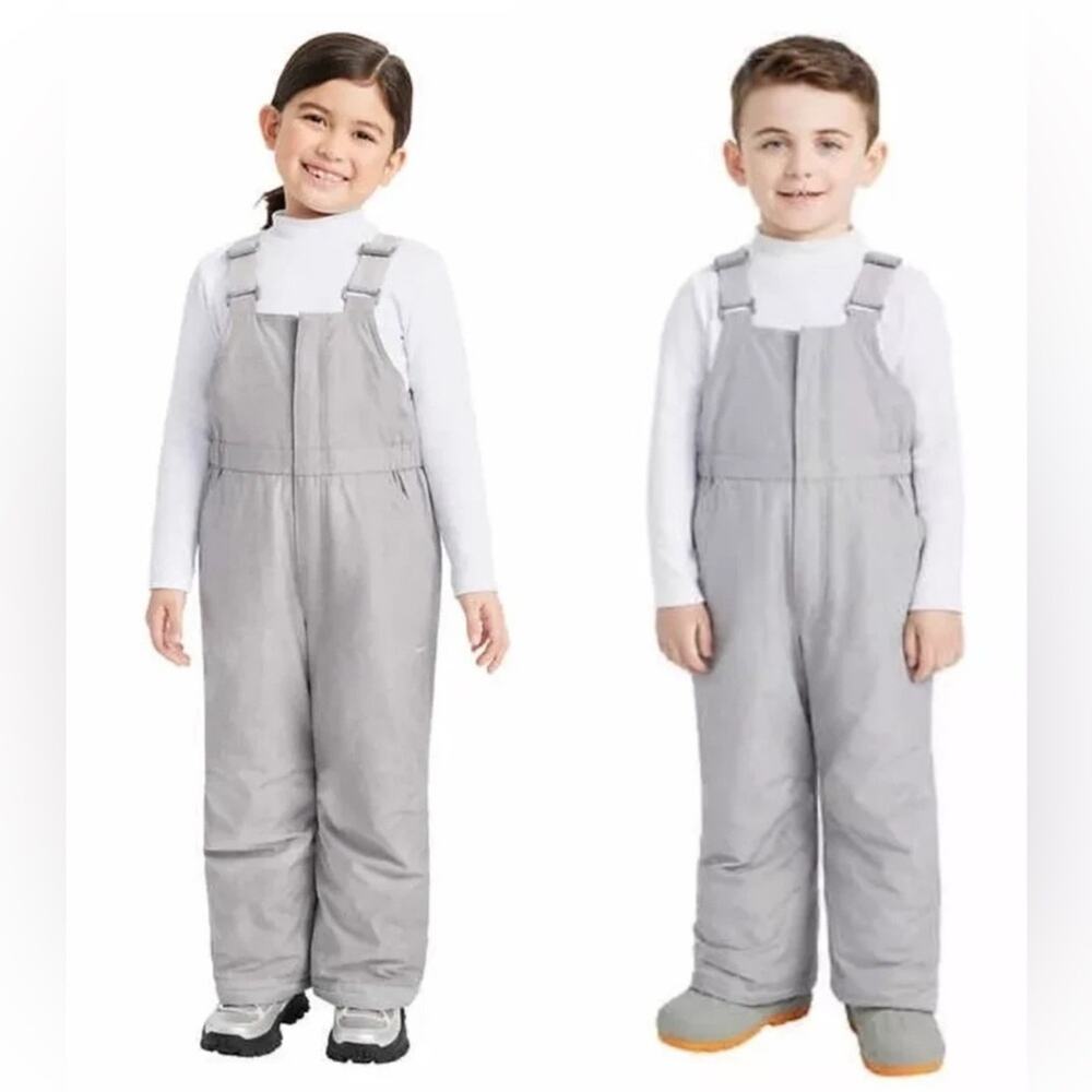 Gerry Kids Performance Snow Bib Gray Size 2T NWT